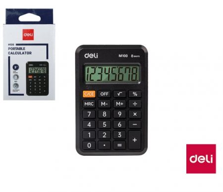 Kalkulačka kapesní DELI EM100