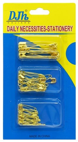 PK zavírací špendlík 50ks zlaté