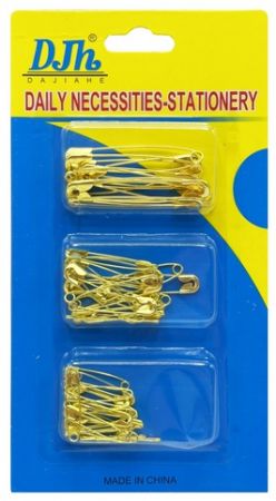 PK zavírací špendlík 50ks zlaté