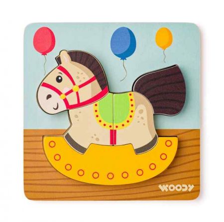 Puzzle Baby koník houpací