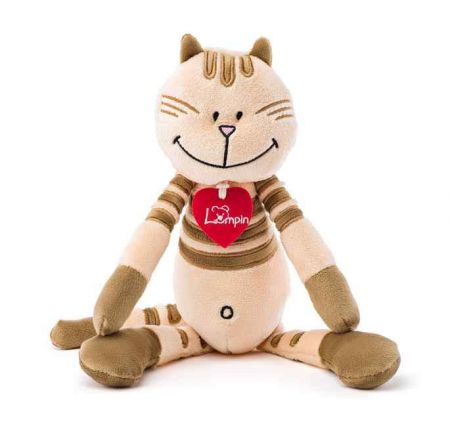 Kočka Kate střední Béžová 38cm