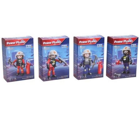 Figurka hasiči stavebnice 7 cm