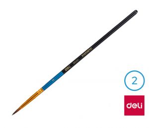 Štětec syntetický kulatý č.  2 DELI EC408-2