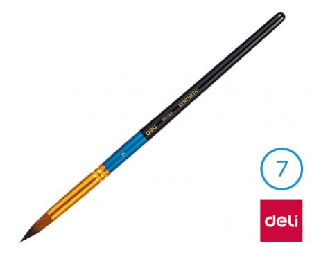 Štětec syntetický kulatý č.  7 DELI EC408-7