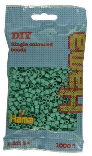 HAMA MIDI Zažehlovací korálky modrozelené 1000ks