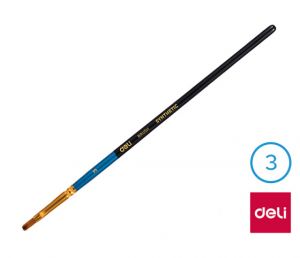 Štětec syntetický plochý č.  3 DELI EC409-3