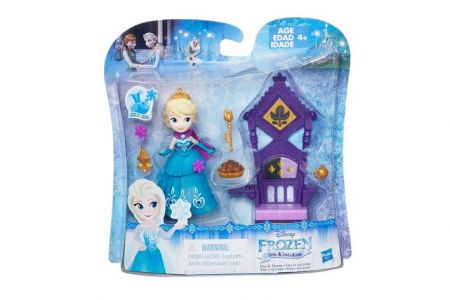 HASBRO Frozen panenka Little Kingdom Elsa & Throne Ledové království