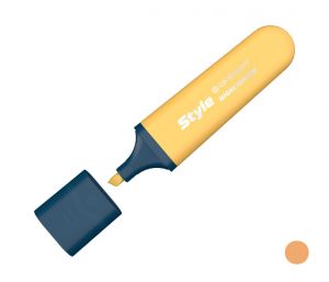 Zvýrazňovač CENTROPEN 6252 oranžový pastelově, plochý
