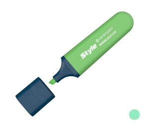 Zvýrazňovač CENTROPEN 6252 zelená pastelově, plochý
