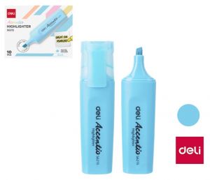 Zvýrazňovač DELI ES621S pastel modrý