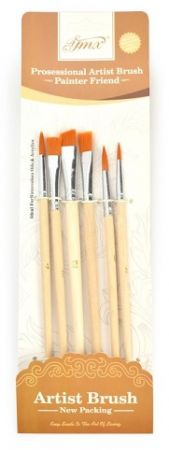 Sada školních štětců 6 ks, mix velikostí