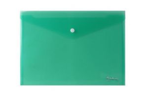 Spisové desky s drukem, zelená, A4, PP, VICTORIA
