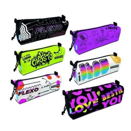 Penál "Slangate", Bestie, růžová, MITAMA 62750-90018