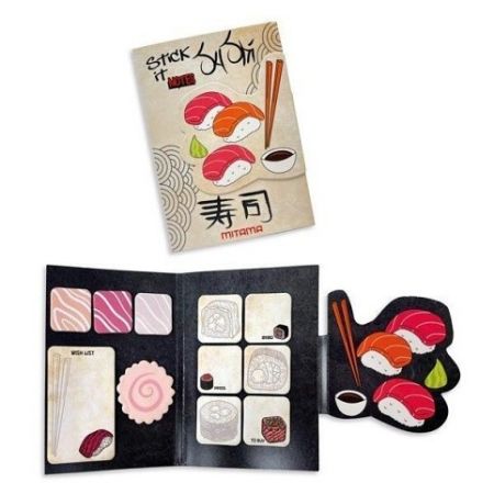 Samolepicí bločky &quot;Sushi&quot;, mix velikostí a barev, MITAMA 62979-90180