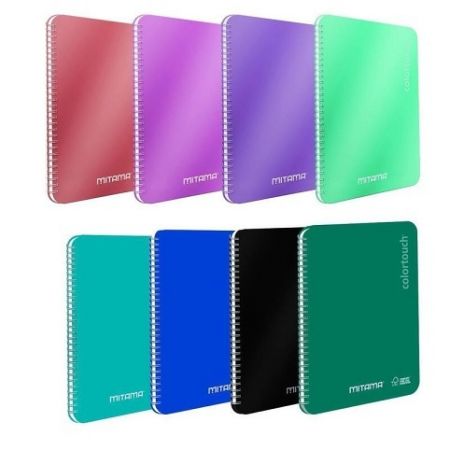 Spirálový sešit &quot;i-Note&quot;, 18,5x24, čistý, 90 listů, růžová, MITAMA 62278-90210