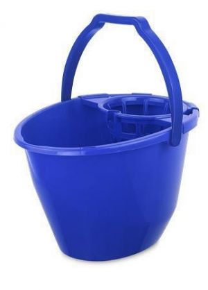 Kbelík na mytí podlahy se ždímacím košem, modrá, 11 l, BONUS B082