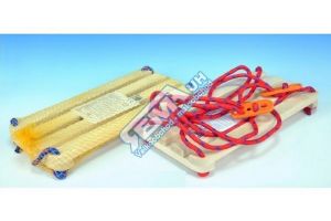 Houpačka obdélníková dřevěná 45x21cm 2 druhy