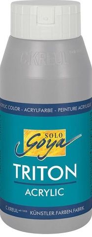 Akrylová barva "TRITON SOLO GOYA", neutrální šedá, 750 ml, KREUL