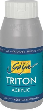 Akrylová barva "TRITON SOLO GOYA", neutrální šedá, 750 ml, KREUL