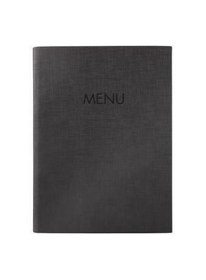 Desky na jídelní lístek, antracit, A5, PU plast, SIGEL SM207