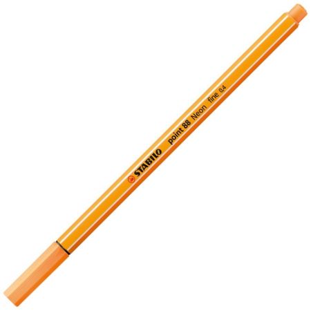 STABILO Jemný liner - point 88 - neonově oranžová
