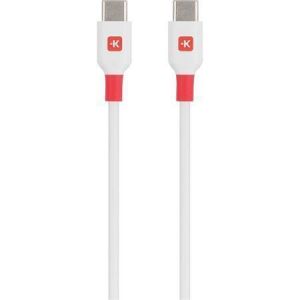 USB kabel, bílá, USB-C / USB-C, 1,2 m, SKROSS SKCA0008C-C120CN