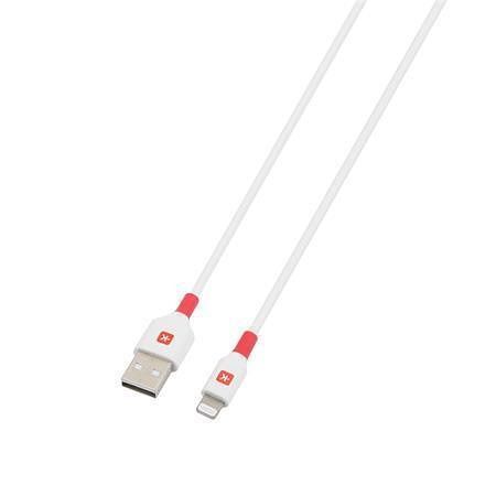USB kabel, bílá, USB-A / Lightning (Apple), 2 m, SKROSS SKCA0005A-MFI200CN