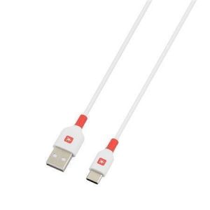 USB kabel, bílá, USB-A / USB-C, 2 m, SKROSS SKCA0003A-C200CN