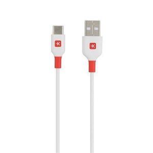 USB kabel, bílá, USB-A / USB-C, 1,2 m, SKROSS SKCA0002A-C120CN