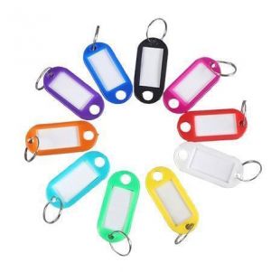 Jmenovka na klíče, mix barev, 36 ks, VICTORIA FACILITY