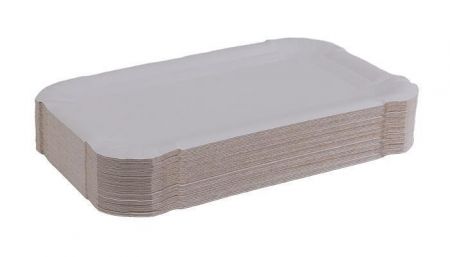 Papírový tácek, bílá, 105 x 165 mm, VICTORIA FACILITY