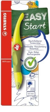 STABILO Ergonomický roller pro praváky - EASYoriginal limetková/zelená - vč. bombičky s mo