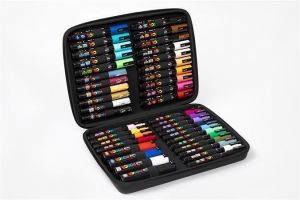 Akrylový popisovač "Posca", 40 ks, sada v pouzdru, UNI 2UPC40DB