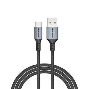 USB kabel, černá, USB-A / USB-C, 1,2 m, 18W, VERBATIM 31843