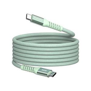 USB kabel, zelená, USB-C / USB-C, 1,2 m, 60W, magnetický, VERBATIM 31864