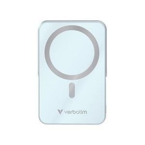 Magnetická powerbanka "Charge n Go", modrá, bezdrátová, 10 000 mAh, VERBATIM 32266