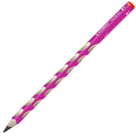 STABILO Ergonomická grafitová tužka pro praváky - EASYgraph růžová - Stupeň tvrdosti HB 
