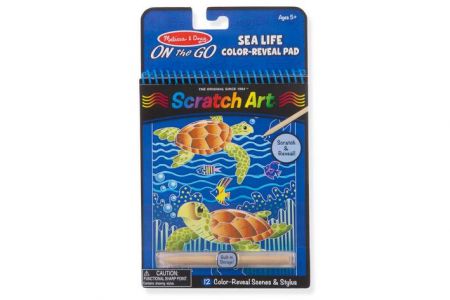 Melissa &amp; Doug - Škrabací obrázky Vodní svět (škrabací obrázek)
