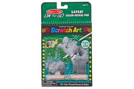 Melissa & Doug - Škrabací obrázky Safari (škrabací obrázek)