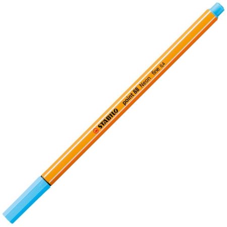 STABILO Jemný liner - point 88 - neonově modrá
