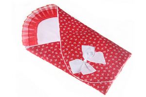 Zavinovačka 60cm x 60cm / červená mašlička