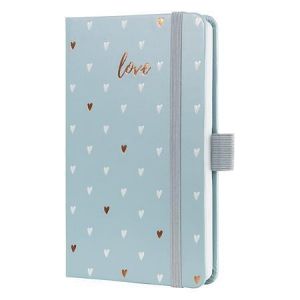 Diář "Jolie", Grey love, A6, týdenní, 2026, tvrdé desky, SIGEL J6334