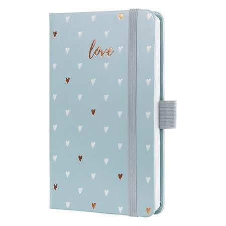 Diář &quot;Jolie&quot;, Grey love, A6, týdenní, 2026, tvrdé desky, SIGEL J6334