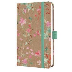 Diář "Jolie", Green Floral Serenity, A6, týdenní, 2026, tvrdé desky, SIGEL J6806