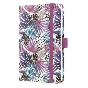 Diář &quot;Jolie&quot;, Violet Jungle Fever, A6, týdenní, 2026, tvrdé desky, SIGEL J6354