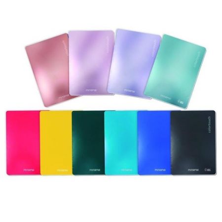 Sešit "Color Touch", A4+, čtverečkovaná, 40+2 listů, tm.zelená, MITAMA 62013-90261