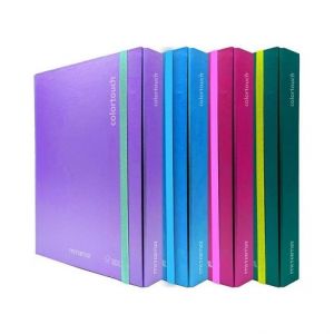 Desky s gumičkou "Color Touch", 5cm, červená, MITAMA 62034-90281