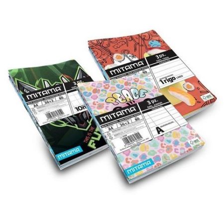 Sešit "Fantasy colours", A4+, linkovaný, 36+2 listů, vícebarevný, MITAMA 62292-90269