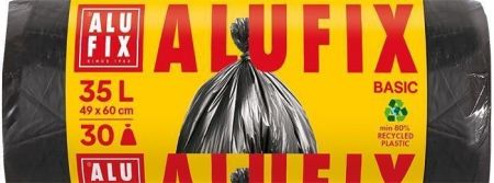 Pytle na odpadky "Economy", černá, 35 l, 30 ks, ALUFIX XMS3530ECONNEW