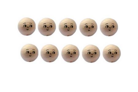 Obličej vata 19mm 10ks